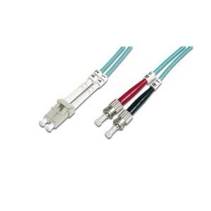 DIGITUS Fiber Optic Multimode Patch Cord, OM 3, LC / ST