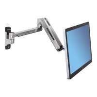 Ergotron LX HD Sit-Stand - 13,6 kg - 116,8 cm (46") - 75 x 75 mm - 400 x 400 mm - Argento