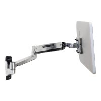 Ergotron LX HD Sit-Stand - 13,6 kg - 116,8 cm (46") - 75 x 75 mm - 400 x 400 mm - Argento