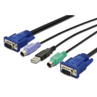 DIGITUS KVM-Kabel USB für KVM-Konsolen