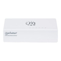 Manhattan 5-Port Fast Ethernet Switch, Plastic, Three Year Warranty, Box