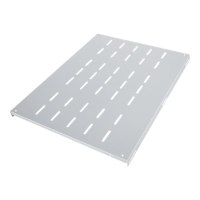 Intellinet Fachboden zur Festmontage, 1 HE, 600 mm Tiefe, besonders hohe Traglast, grau - Rack - Regal - Grau, RAL 7035 - 1U - 48.3 cm (19")