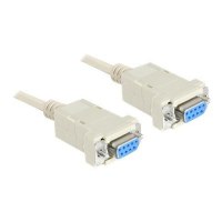 Delock Null modem cable - DB-9 (F) to DB-9 (F)