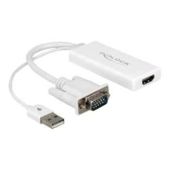 Delock Video- / Audio-Adapter - USB, 15 pin D-Sub (DB-15)