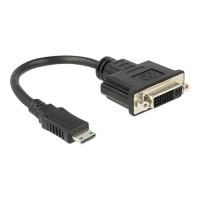 Delock Videoadapter - 19 pin mini HDMI Type C männlich zu DVI-I weiblich