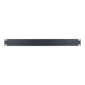 Intellinet 19" Blindabdeckung, 1 HE, schwarz - Blindabdeckung - Schwarz, RAL 9005 - 1U - 48.3 cm (19")