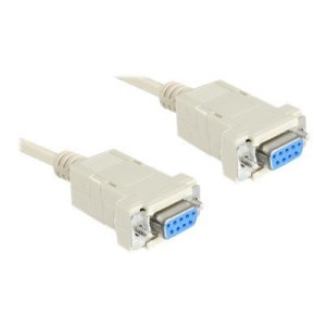 Delock Null modem cable - DB-9 (F) to DB-9 (F)