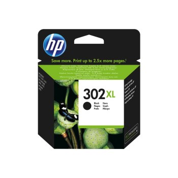 HP 302XL - 8.5 ml - Hohe Ergiebigkeit - Schwarz - original - Tintenpatrone - für Deskjet 11XX, 21XX, 36XX; Envy 451X, 452X; Officejet 38XX, 46XX, 52XX