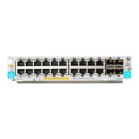 HPE Expansion module - Gigabit Ethernet (PoE+) x 20 + Gigabit Ethernet / 10 Gigabit SFP+ x 4