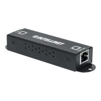 Intellinet Gigabit High-Power PoE+ Extender Repeater, IEEE 802.3at/af Power over Ethernet (PoE+/PoE), metal