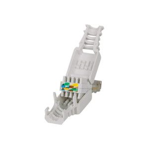 Intellinet RJ45 Modular Plug, Toolless Connector,...