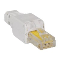 Intellinet RJ45 Modular Plug, Toolless Connector, Cat5/5e/6, 22-26 AWG solid and stranded UTP cables