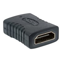 Manhattan HDMI Coupler, 4K@60Hz (Premium High Speed), Female to Female, Straight Connection, Black, Ultra HD 4k x 2k, Fully Shielded, Gold Plated Contacts, Lifetime Warranty, Polybag