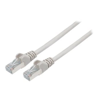 Intellinet Network Patch Cable, Cat6, 3m, Grey, Copper, S/FTP, LSOH / LSZH, PVC, RJ45, Gold Plated Contacts, Snagless, Booted, Polybag