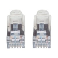 Intellinet Network Patch Cable, Cat6, 3m, Grey, Copper, S/FTP, LSOH / LSZH, PVC, RJ45, Gold Plated Contacts, Snagless, Booted, Polybag