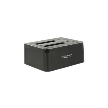 Delock Dual Docking Station SATA HDD > USB 3.0 with Clone Function