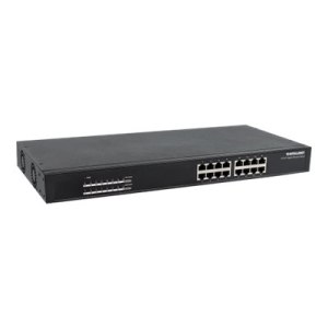 Intellinet 16-Port Gigabit Ethernet PoE+ Switch, 16 x PoE-Ports, IEEE 802.3at/af Power over Ethernet (PoE+/PoE)