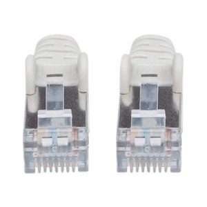 Intellinet Network Patch Cable, Cat6, 7.5m, Grey, Copper, S/FTP, LSOH / LSZH, PVC, RJ45, Gold Plated Contacts, Snagless, Booted, Polybag