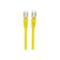 Intellinet Network Patch Cable, Cat6, 1m, Yellow, Copper, S/FTP, LSOH / LSZH, PVC, RJ45, Gold Plated Contacts, Snagless, Booted, Polybag