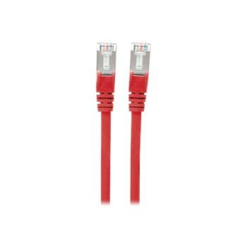 Intellinet Network Patch Cable, Cat6, 5m, Red, Copper, S/FTP, LSOH / LSZH, PVC, RJ45, Gold Plated Contacts, Snagless, Booted, Polybag - Patch-Kabel - RJ-45 (M)