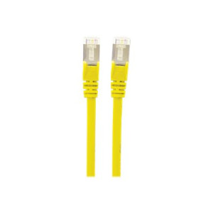 Intellinet Network Patch Cable, Cat6, 5m, Yellow, Copper, S/FTP, LSOH / LSZH, PVC, RJ45, Gold Plated Contacts, Snagless, Booted, Polybag