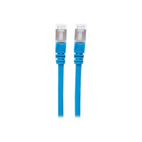 Intellinet Network Patch Cable, Cat6, 15m, Blue, Copper, S/FTP, LSOH / LSZH, PVC, RJ45, Gold Plated Contacts, Snagless, Booted, Polybag