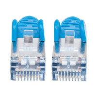 Intellinet Network Patch Cable, Cat6, 15m, Blue, Copper, S/FTP, LSOH / LSZH, PVC, RJ45, Gold Plated Contacts, Snagless, Booted, Polybag