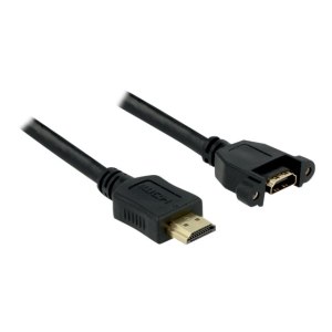 Delock HDMI mit Ethernetkabel - HDMI (M) bis HDMI (W)