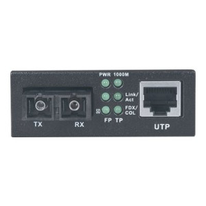 Intellinet Gigabit Ethernet Single Mode Media Converter,...