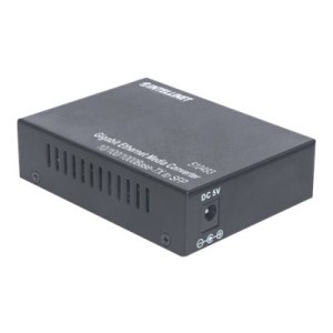 Intellinet Gigabit Ethernet to SFP Media Converter,...