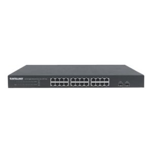 Intellinet 561044 - Non gestito - L2 - Gigabit Ethernet (10/100/1000) - Full duplex - Montaggio rack - 1U