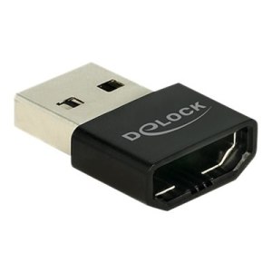 Delock Lade-/ Datenadapter - USB (M) bis HDMI (W)