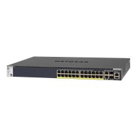 Netgear M4300-28G-PoE+ - Switch - L3 - managed - 2 x 10/100/1000/10000 + 2 x 10 Gigabit SFP+ + 24 x 10/100/1000 (PoE+)