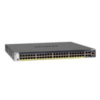 Netgear M4300-52G-PoE+ - Switch - L3 - managed - 2 x 10/100/1000/10000 + 2 x 10 Gigabit SFP+ + 48 x 10/100/1000 (PoE+)