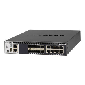 Netgear M4300-8X8F - Switch - L3 - managed - 8 x 10/100/1000/10000 + 8 x 10 Gigabit SFP+