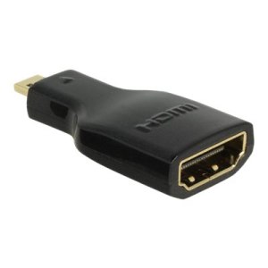 Delock HDMI-Adapter - mikro HDMI (M) bis HDMI (W)