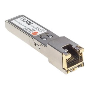 Intellinet Gigabit RJ45 Copper SFP Optical Transceiver Module, 1000Base-T (RJ-45) port, 100m, Equivalent to Cisco GLC-T, Three Year Warranty