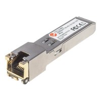 Intellinet Gigabit RJ45 Copper SFP Optical Transceiver Module, 1000Base-T (RJ-45) port, 100m, Equivalent to Cisco GLC-T, Three Year Warranty