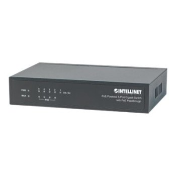 Intellinet PoE-Powered 5x Gigabit - Gigabit Ethernet (10/100/1000) - Supporto Power over Ethernet (PoE)