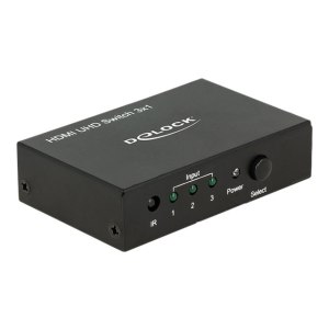 Delock 18683 - HDMI - Nero - Metallo - 18 Gbit/s - 600...