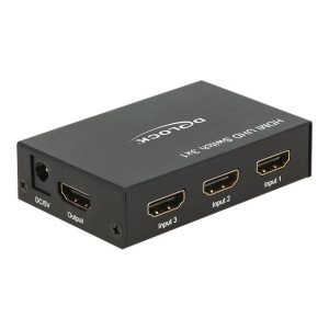 Delock 18683 - HDMI - Nero - Metallo - 18 Gbit/s - 600 MHz - 3840 x 2160 Pixel