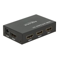 Delock 18683 - HDMI - Nero - Metallo - 18 Gbit/s - 600 MHz - 3840 x 2160 Pixel