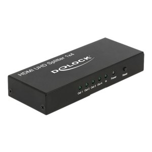 Delock 18684 - HDMI - 4x HDMI - 3840 x 2160 Pixel - Nero...