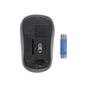 Manhattan Success Wireless Mouse, Black/Green, 1000dpi, 2.4Ghz (up to 10m)