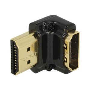 Delock HDMI-A/HDMI-A male - F/M - 90° - HDMI - HDMI -...