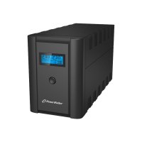 PowerWalker VI 2200 LCD - USV - Wechselstrom 230 V - 1200 Watt - 2200 VA 9 Ah - USB - Ausgangsanschlüsse: 4 - Schwarz