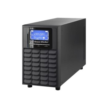 PowerWalker VFI 2000C LCD - USV - 1600 Watt - 2000 VA 9 Ah - RS-232, USB - Ausgangsanschlüsse: 4 - PFC - Schwarz