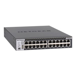 Netgear M4300-24X - Switch - L3 - managed - 24 x 10 Gigabit Ethernet + 4 x 10 Gigabit SFP+, gemeinsam genutzt