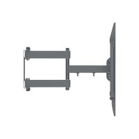 Manhattan TV & Monitor Mount, Wall, Full Motion, 1 screen, Screen Sizes: 60-100", Black, VESA 200x200 to 900x600mm, Max 80kg, LFD, Tilt & Swivel with 3 Pivots, Lifetime Warranty