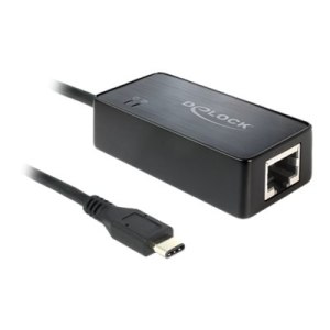 Delock 62642 - Cablato - USB - Ethernet - 1000 Mbit/s - Nero